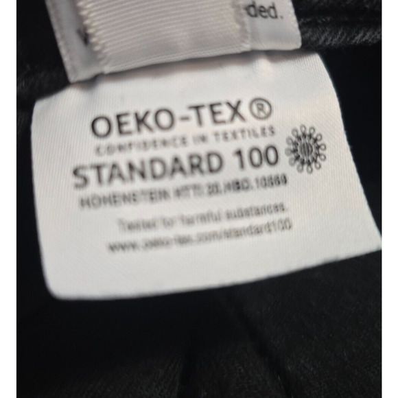 SO Jegging Juniors 7 / 28 Black Super High Rise Curvy Destroyed Button - Picture 8 of 16